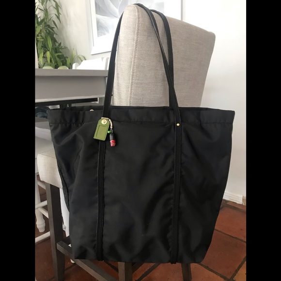 kate spade Handbags - FIRM PRICE Kate spade nylon black tote in great condition